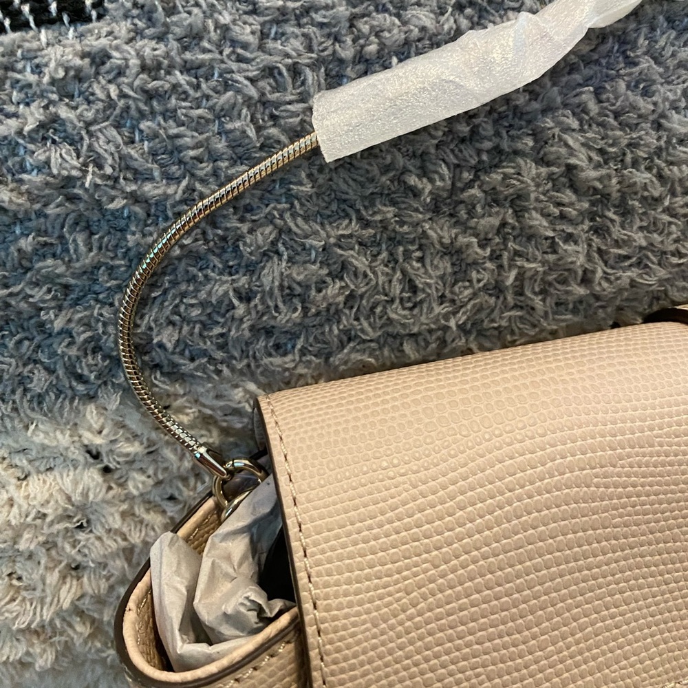 NEW Kate Spade Beige Pink & Gold Emmie Crossbody Designer Bag BarbieCore - Picture 8 of 8